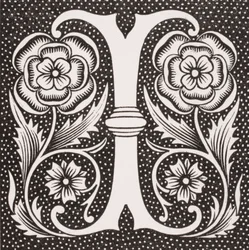 Lettre décorée 